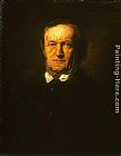 Franz Von Lenbach Canvas Paintings - Bildnis Richard Wagner